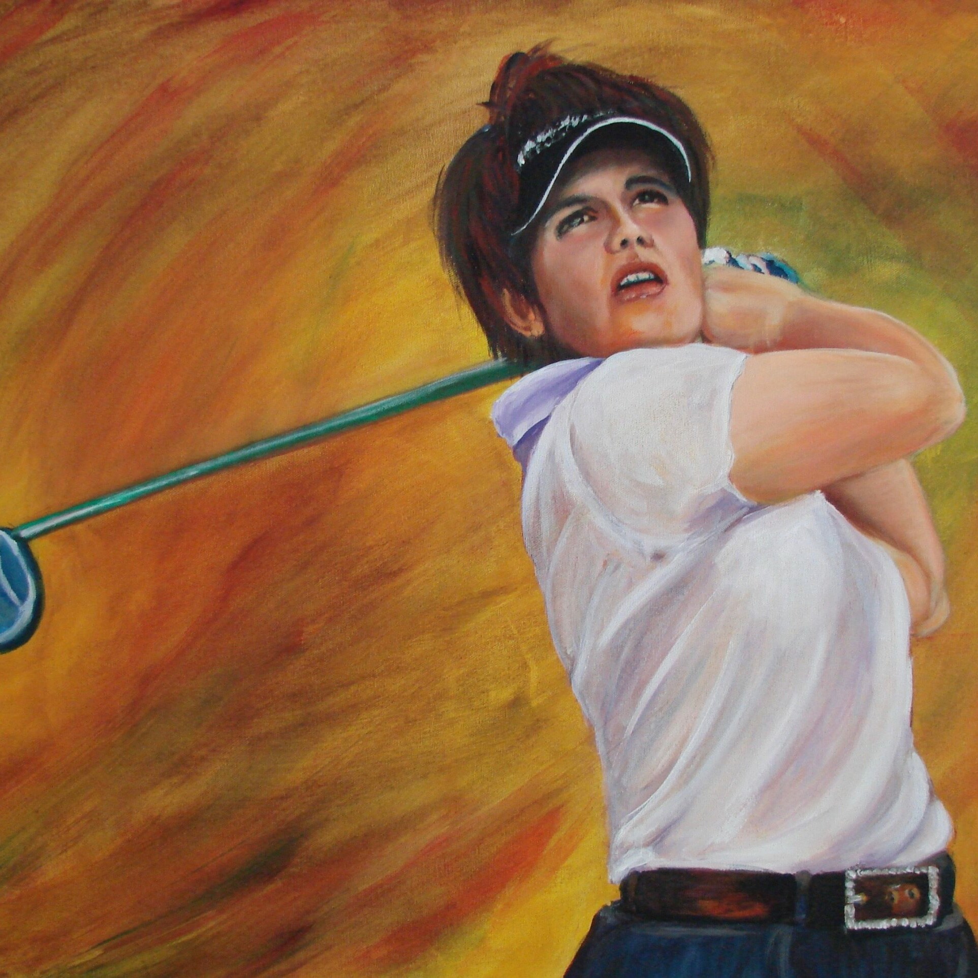 Golf Nicole Gergely Acryl 60 x 80 cm